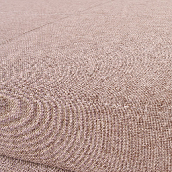 Sitzbank Truhe Kriens Textil ~ Schriftzug creme