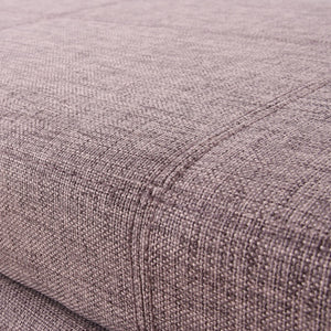 Sitzbank Truhe Kriens XXL Textil 180x45x45cm ~ grau