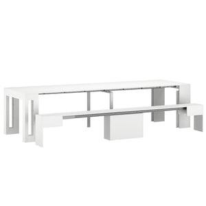 Sitzbank ausziehbar SONATA 66/290 x 25 cm weiss