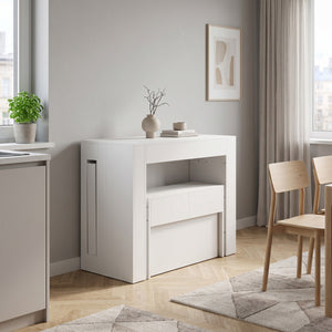 Sitzbank ausziehbar SONATA 66/290 x 25 cm weiss