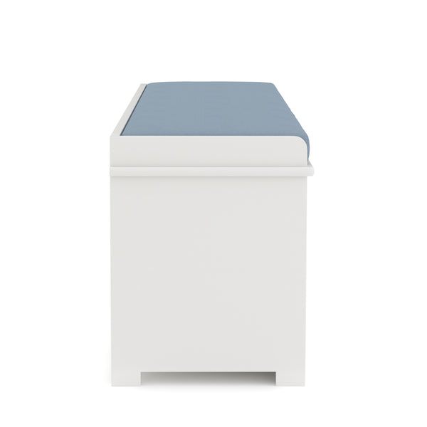 Sitzbank mit 3 Staufächer KAMILA 105 x 34 x 43 cm weiss