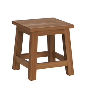 Sitzhocker Holz 26 x 26 x 28 cm 2er Set natur