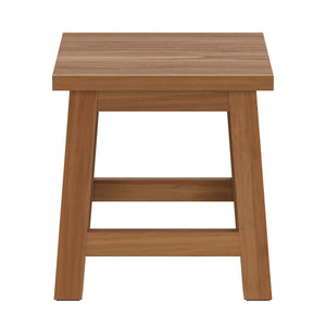 Sitzhocker Holz 26 x 26 x 28 cm 2er Set natur