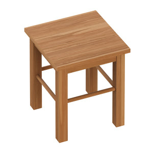 Sitzhocker Holz 29 x 29 x 32 natur