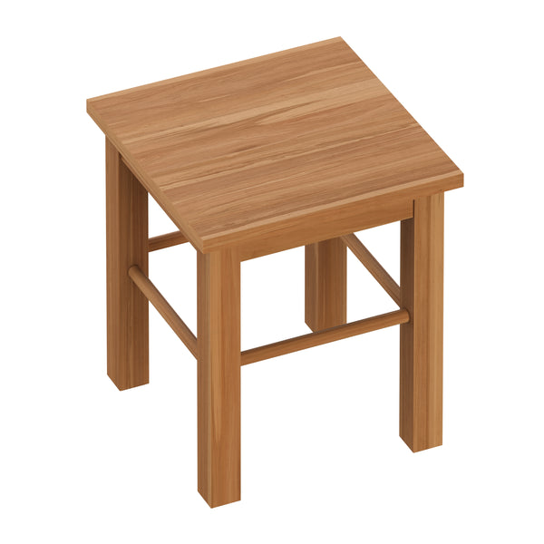 Sitzhocker Holz 29 x 29 x 32 natur
