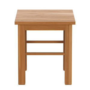 Sitzhocker Holz 29 x 29 x 32 natur