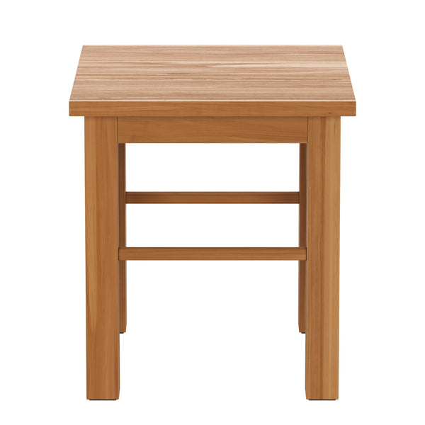 Sitzhocker Holz 29 x 29 x 32 natur