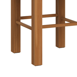 Sitzhocker Holz 29 x 29 x 32 natur