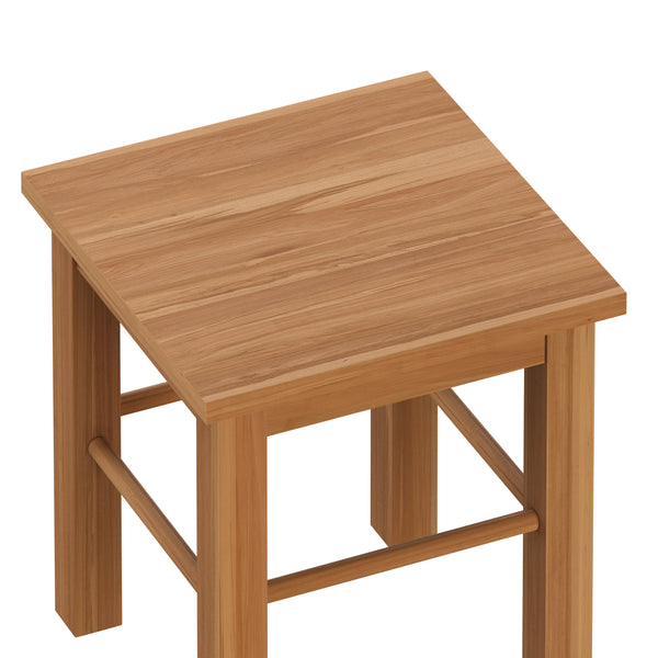 Sitzhocker Holz 29 x 29 x 32 natur