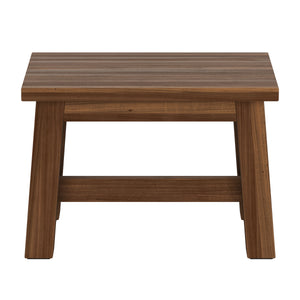 Sitzhocker Holz 30 x 20 x 21 cm 2er Set natur