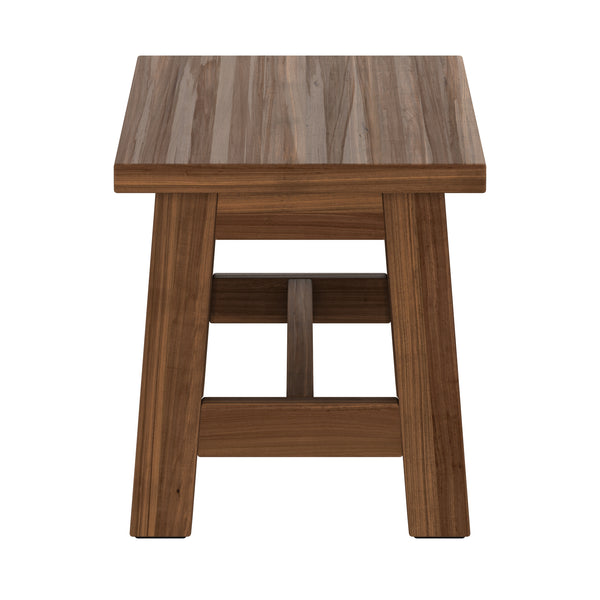 Sitzhocker Holz 30 x 20 x 21 cm 2er Set natur