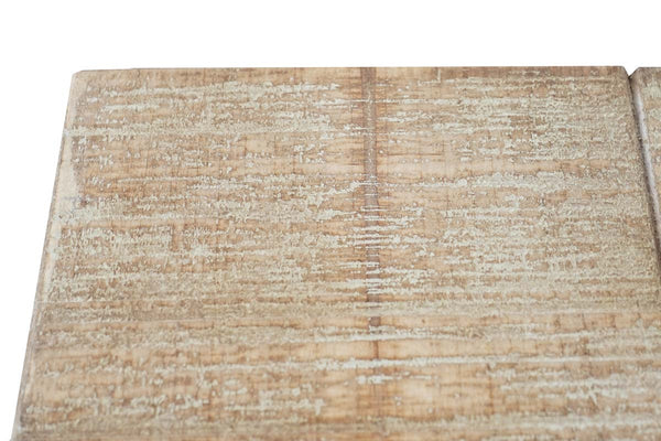 Sitzhocker Industrie Tanne Stahl rustikal massiv 48x36x32cm