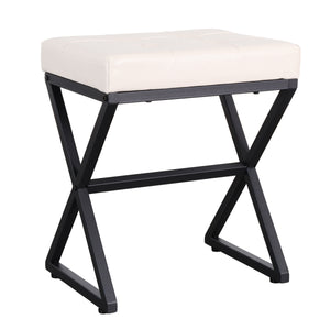 Sitzhocker NERIO beige/schwarz