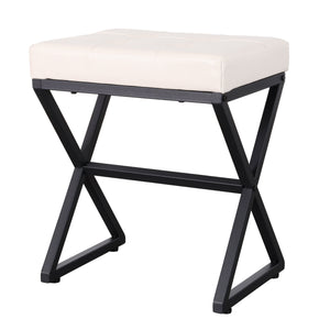 Sitzhocker NERIO beige/schwarz