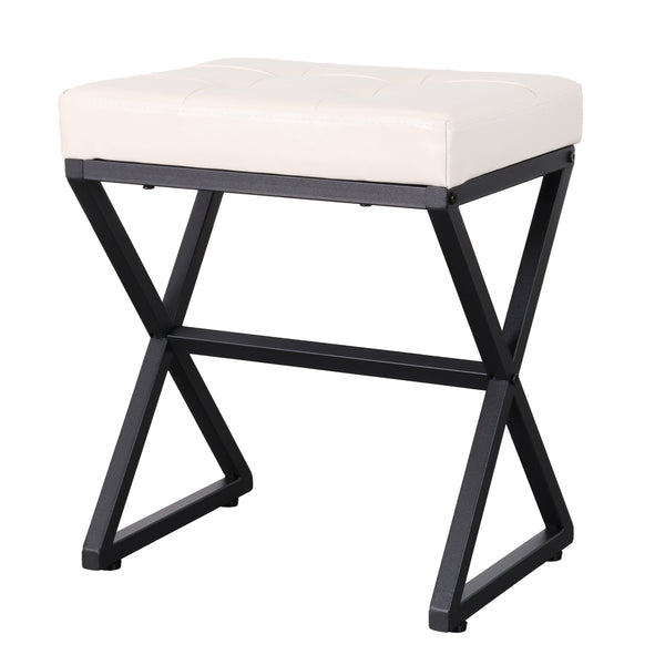 Sitzhocker NERIO beige/schwarz