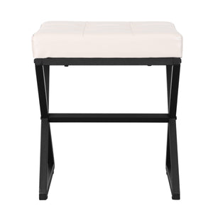 Sitzhocker NERIO beige/schwarz