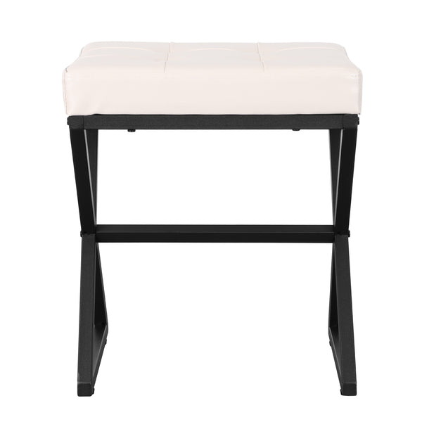 Sitzhocker NERIO beige/schwarz