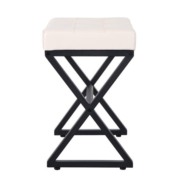 Sitzhocker NERIO beige/schwarz