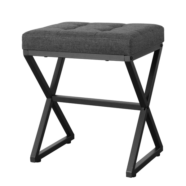 Sitzhocker NERIO grau/schwarz