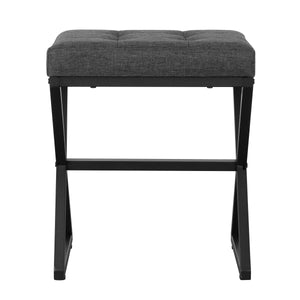 Sitzhocker NERIO grau/schwarz