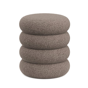 Sitzhocker Teddy JIM mit Stauraum 42 x 45 cm braun