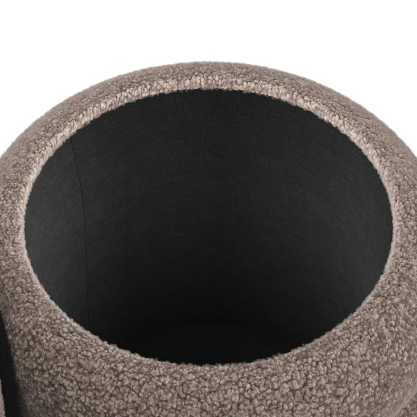 Sitzhocker Teddy JIM mit Stauraum 42 x 45 cm braun