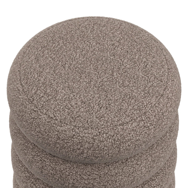 Sitzhocker Teddy JIM mit Stauraum 42 x 45 cm braun