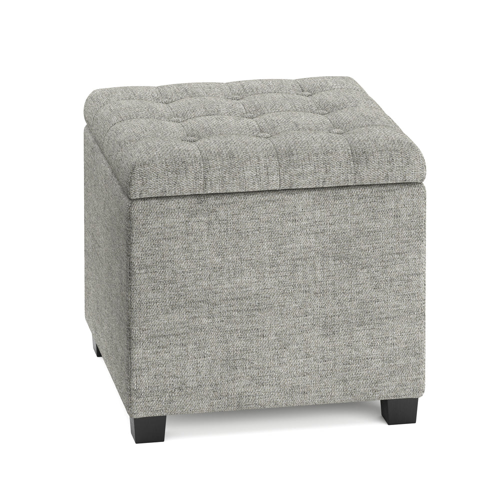 Sitzhocker mit Stauraum LIM grau