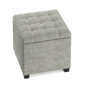 Sitzhocker mit Stauraum LIM grau