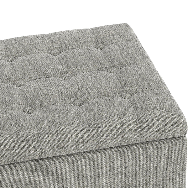 Sitzhocker mit Stauraum LIM grau