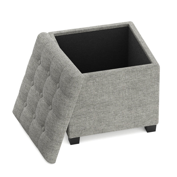 Sitzhocker mit Stauraum LIM grau