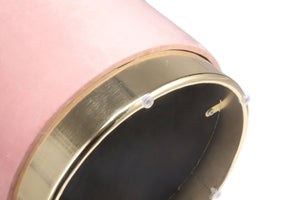 Tabouret de rangement, rose