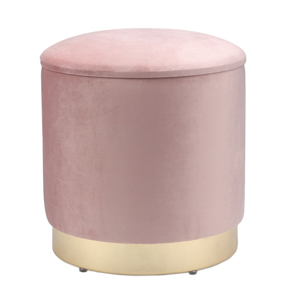 Sgabello contenitore, rosa