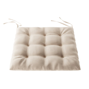 Sitzkissen 40 x 40 cm beige