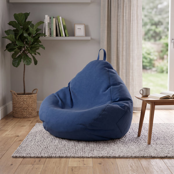 Sitzsack DROP 100 x 120 cm blau