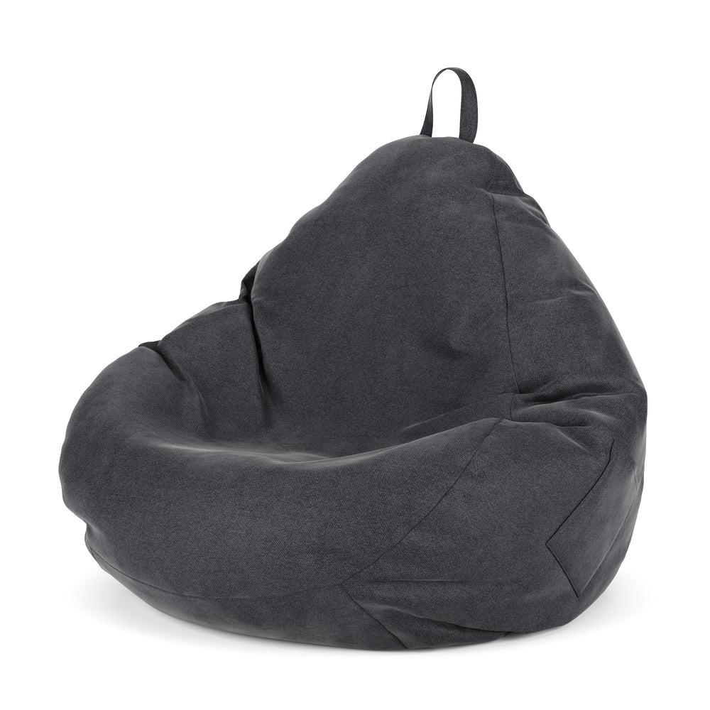 Pouf DROP 100 x 120 cm antracite