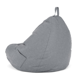 Sitzsack DROP 100 x 120 cm grau