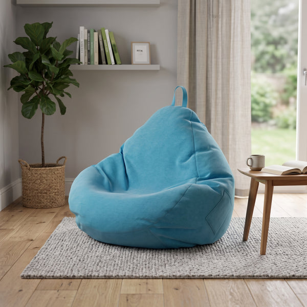 Sitzsack DROP 100 x 120 cm türkis