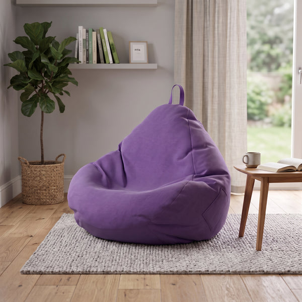 Sitzsack DROP 100 x 120 cm violett