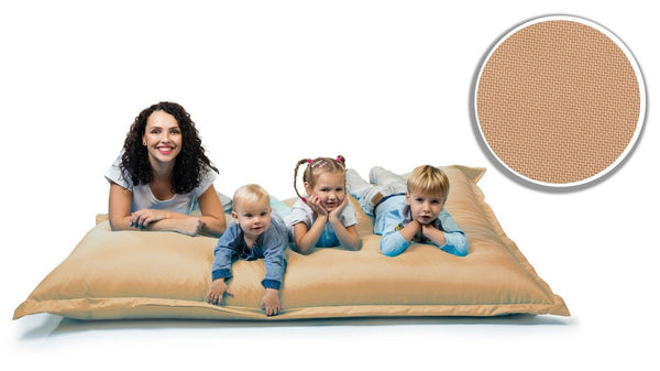 Sitzsack Sitzkissen ~ 100x70 beige