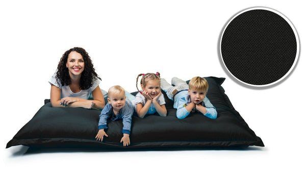 Sitzsack Sitzkissen ~ 100x70 schwarz