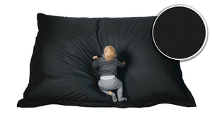 Sitzsack Sitzkissen ~ 100x70 schwarz