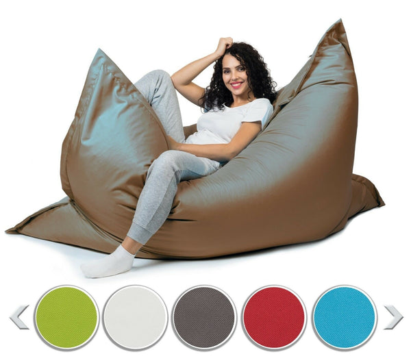 Sitzsack Sitzkissen Beanbag ~ 100x150 braun