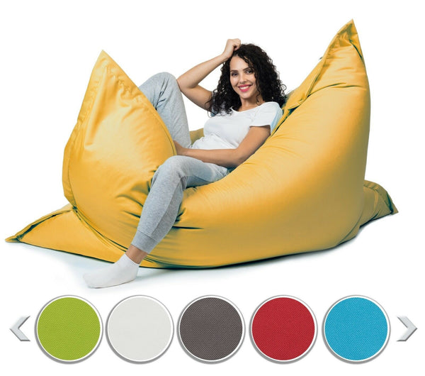 Sitzsack Sitzkissen Beanbag ~ 100x150 gelb