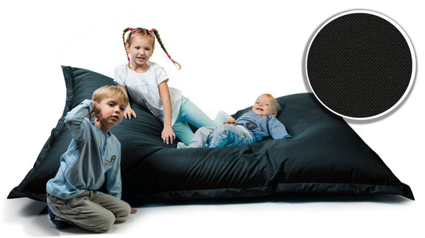 Sitzsack Sitzkissen Beanbag ~ 100x150 schwarz