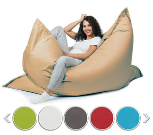 Sitzsack Sitzkissen Beanbag ~ 145x180 beige