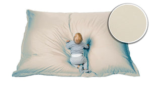 Sitzsack Sitzkissen Beanbag ~ 145x180 cremefarben