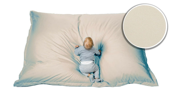 Sitzsack Sitzkissen Beanbag ~ 145x180 cremefarben