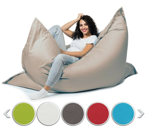 Sitzsack Sitzkissen Beanbag ~ 145x180 hellgrau