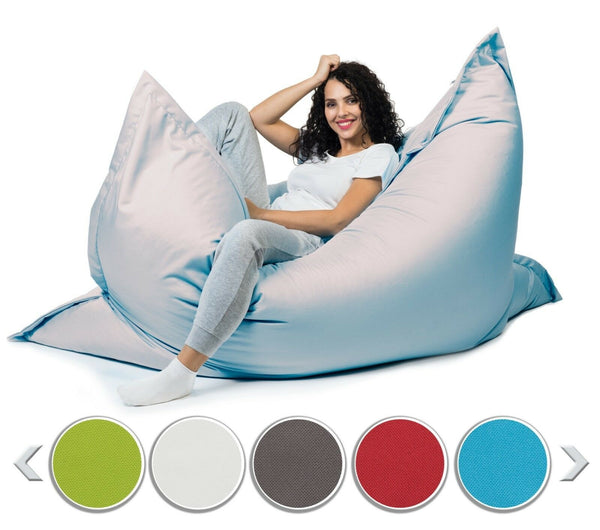 Sitzsack Sitzkissen Beanbag ~ 145x180 weiss